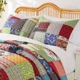 Greenland Home Fashions Renee Upcycle Luxurious Comfortable Ultra Soft Pillow Sham Multicolor