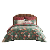 Barefoot Bungalow Willow Luxurious Modern Design Quilt Set Holiday