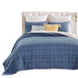 Greenland Home Fashions Portofino Luxurious Modern Design Quilt Set Blue