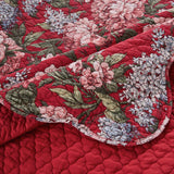 Greenland Home Fashions Millie Luxurious Modern Design Quilt Bedding Set Garnet