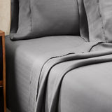 Knightsbridge 1000 Thread Count Herringbone Sateen Sheet Set - Gray