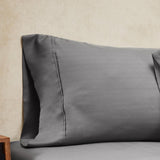 Knightsbridge 1000 Thread Count Herringbone Sateen Sheet Set - Gray