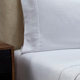 Knightsbridge 1000 Thread Count Herringbone Sateen Sheet Set - White