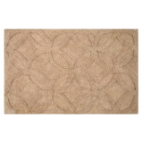 Knightsbridge Arch Bath Rug Cotton Non Skid Back - Natural