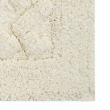 Knightsbridge Chain Bath Rug Cotton Non Skid Back - Ivory