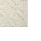 Knightsbridge Arch Bath Rug Cotton Non Skid Back - Ivory