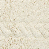 Knightsbridge Chain Bath Rug Cotton Non Skid Back - Ivory