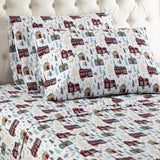 Shavel Micro Flannel Printed Sheet Set