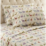 Shavel Micro Flannel Printed Sheet Set