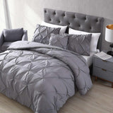 The Nesting Company Spruce 4 Piece Comforter Set - Gray