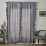 SKL Home By Saturday Knight Ltd Sarah Window Curtain Panel Pair - 2-Pack - Gray