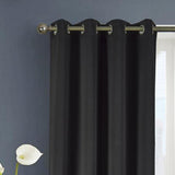 Olivia Gray Anchorage Solid Blackout Grommet Curtain Panel Pair