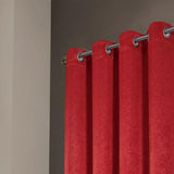 RT Designers Nellie Embossed Blackout Grommet Panel - Red