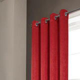 RT Designers Nellie Embossed Blackout Grommet Panel - Red