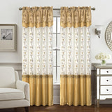 Priscilla Embroidered Panel With Double Valance - RT Designers Collection