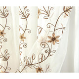 Priscilla Embroidered Panel With Double Valance - RT Designers Collection