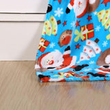 MicroPlush Printed Holiday Throw Blanket 50 x 60 Santa