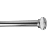 Versailles 1 1/8" Titan Ex Rod With Saturn Finial Set - Brushed Nickel