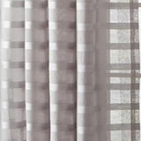 Parkland Windowpane Tailored Fabric Panel - Dove Gray