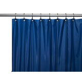 Carnation Home Fashions Hotel Collection, 8 Gauge Vinyl Shower Curtain Liner with Weighted Magnets and Metal Grommets - 72x72"