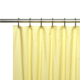 Carnation Home Fashions Hotel Collection, 8 Gauge Vinyl Shower Curtain Liner with Weighted Magnets and Metal Grommets - 72x72"