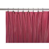 Carnation Home Fashions Hotel Collection, 8 Gauge Vinyl Shower Curtain Liner with Weighted Magnets and Metal Grommets - 72x72"