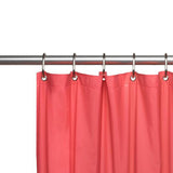 Carnation Home Fashions Hotel Collection, 8 Gauge Vinyl Shower Curtain Liner with Weighted Magnets and Metal Grommets - 72x72"