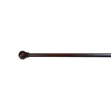 Versailles Vogue 5/8" Rod With Ball Finial Set - Espresso