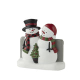 SKL Home Saturday Knight Ltd Woodland Winter Toothbrush Holder - 4.24x2.58x4.27, Red