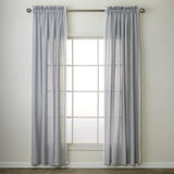 SKL Home By Saturday Knight Ltd Catherine Crochet Window Curtain Panel Pair - 104X63", Silver