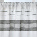 SKL Home By Saturday Knight Ltd Slate Stripe Curtain Tier Pair - 2-Pack - White