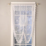 SKL Home By Saturday Knight Ltd Jacquelyn Lace Window Shade - White