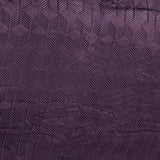 Amrani Soft Premium Microplush Bedcover Embossed Blanket Plum by Plazatex