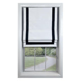 Versailles Valentina Cordless Roman Blackout Shades For Windows Insides/Outside Mount Navy