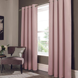 RT Designers Collection Anchorage Blackout Grommet Curtain Panel 54" x 84" Blush